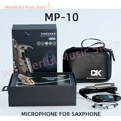 MP-10PRO Saxophone Wireless Microphone, Field Recording, Reverb, Bluetooth. Three-band saxophone frequency response