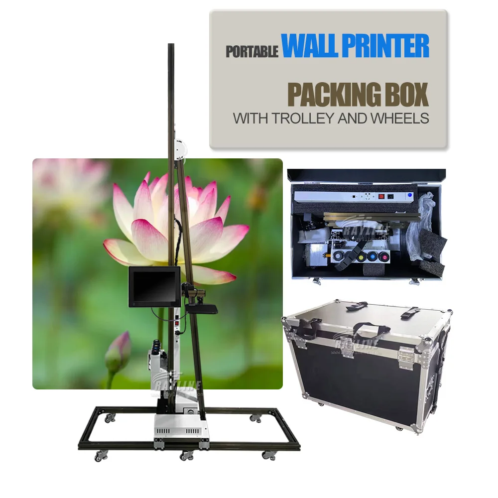 3D vertical wall printer direct wall inkjet printer