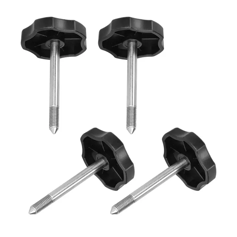 

ABTC-Soft Top Door Surround Knobs Kit For Jeep Wrangler TJ/JK 1997-2017 Window Frame Knob Screws Bolts Accessories