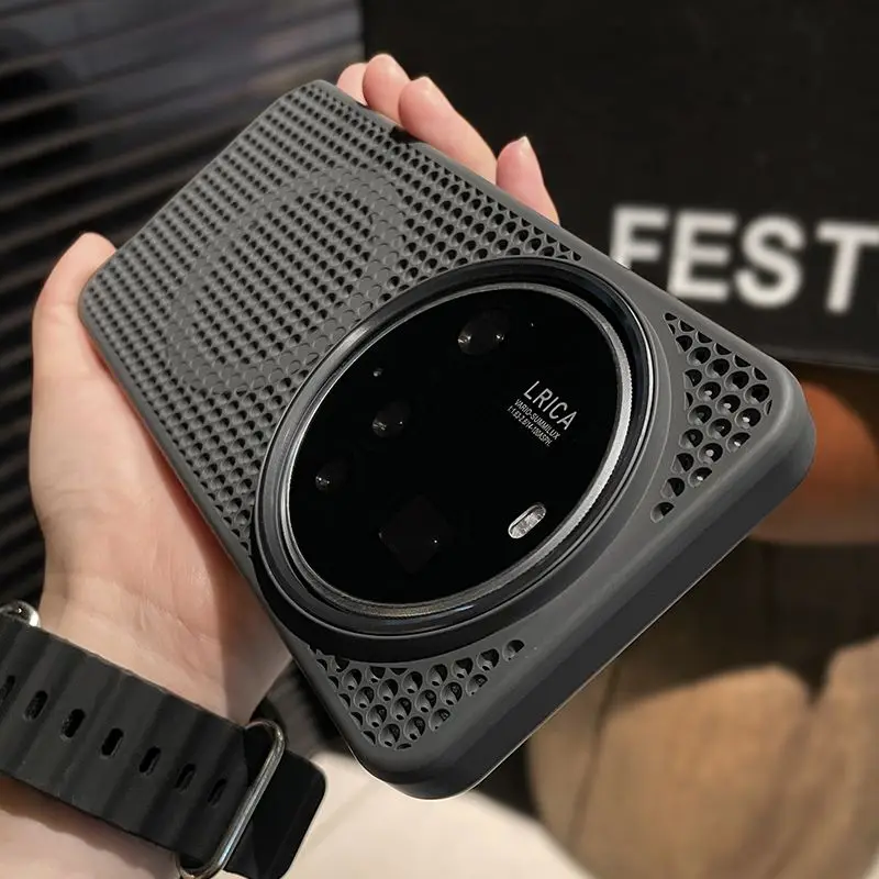Etui na Xiaomi Mi 15 Ultra z funkcją odprowadzania ciepła, oddychające, magnetyczne, do bezprzewodowego ładowania, tylna obudowa kompatybilna z MagSafe. — zdjęcie produktu 5