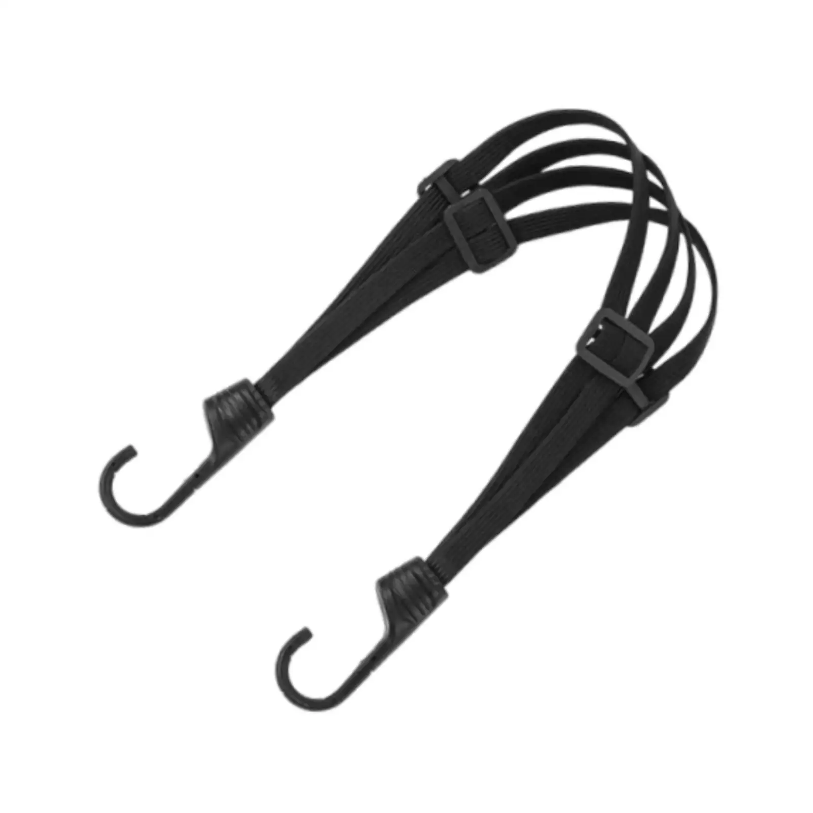Motorcycle Helmet Luggage Elastic Rope with Anti Slip Grip Retractable Rack Strap for Bike Helmets and Cargo view 4