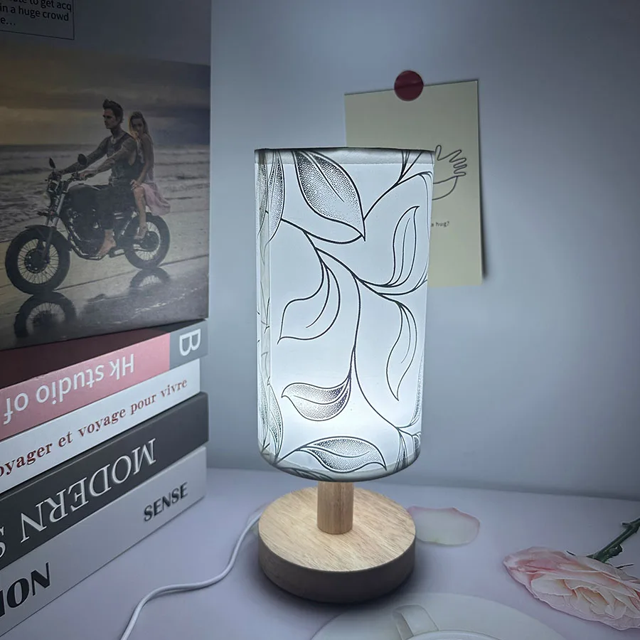 Atmosphere Bedroom Bedside Lamp Light Luxury Decoration Creative Simple Modern Warm Three-color Dimming Table Decorative Lamp