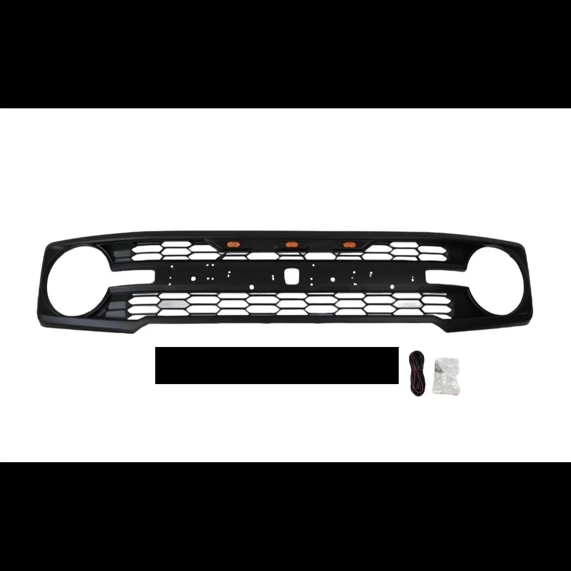 

Car Grill with LED small light for Ford Bronco 2024 modified Grille Mask Front bumper net Radiator Body kit Car Accessories