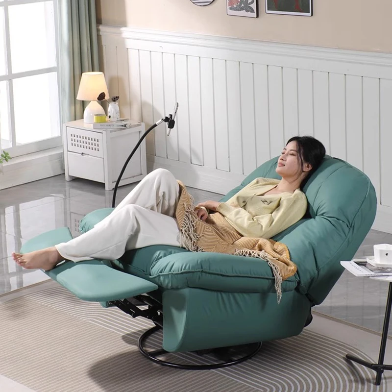 ห้องนั่งเล่นหรูหราโซฟามุมเฟอร์นิเจอร์ไฟฟ้า Recliner เก้าอี้ Power เก้าอี้โซฟา Pra Sala De Estar ผ่อนคลายโซฟาเดี่ยว