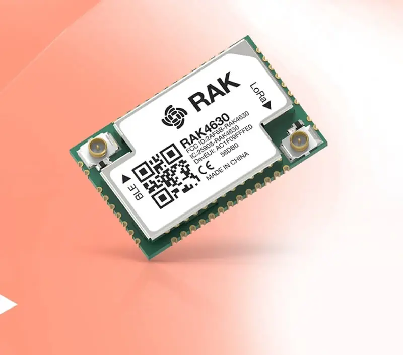 rak4630-nrf52840-sx1262、lorawan-103-lora-bluetooth-モジュール-nrf52840-超低消費電力-mcu-に使用