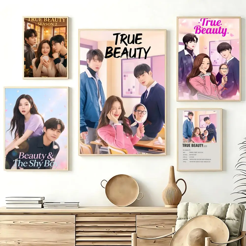 Romantisches T-True BeautyS-Poster, stilvolles Kunstposter, Wanddekoration für Wohnzimmer, Schlafzimmer, Büro, Hotel, Inneneinrichtung