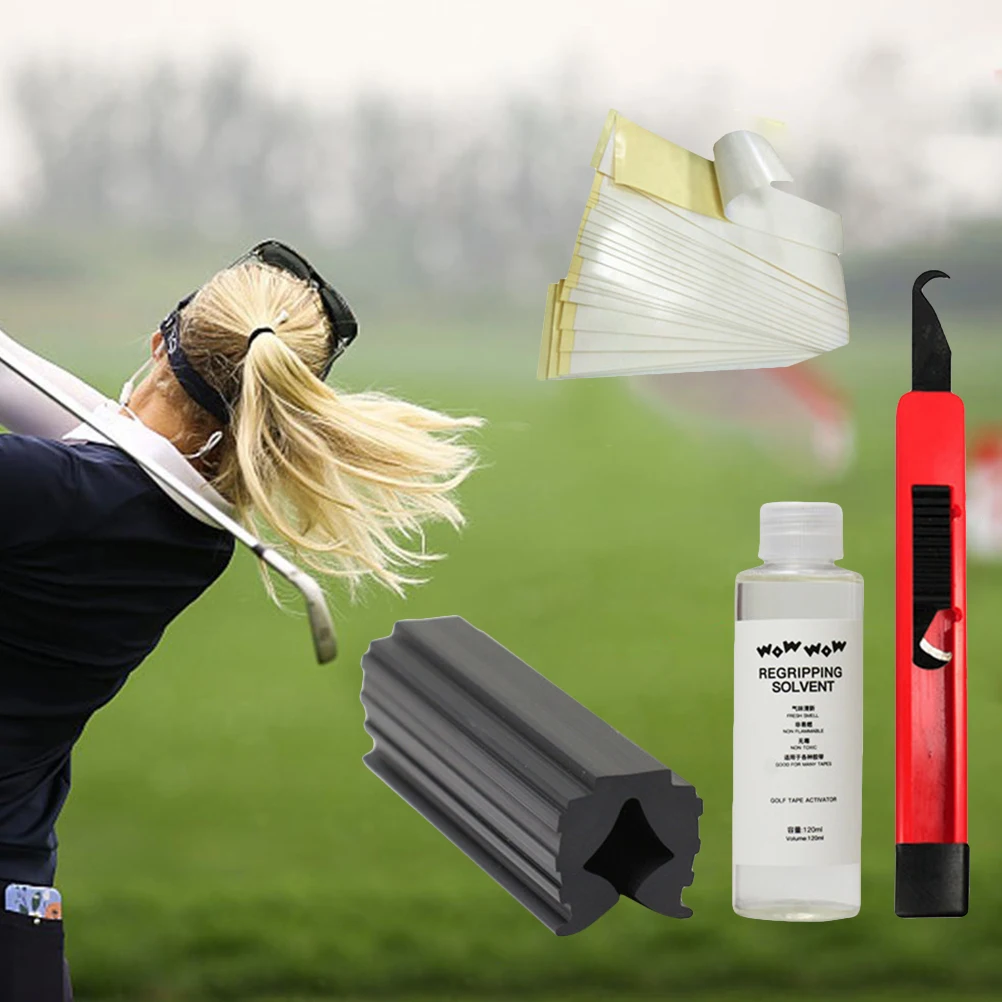 Complete gripset Complete gripset voor Club Regripping Inclusief 15-tapes Vice Clamp Hook Blade Solvent Regripping Grip Kit
