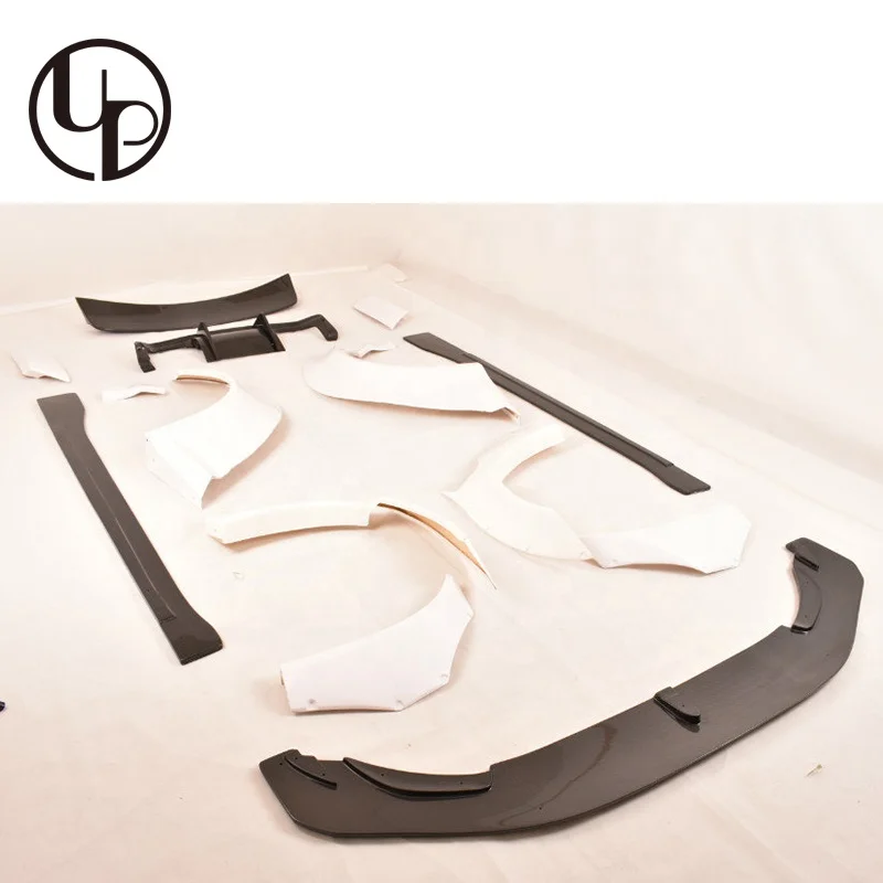 

STLFFront Bumper Rear Bumper Side Skirts M4 M4Series F82 Upgrade to LB Style Full Car Body Kits