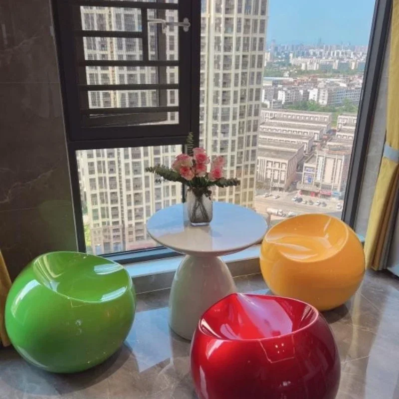 

Glass Steel Stool Stool Low Stool Fashion Creative Rest Area