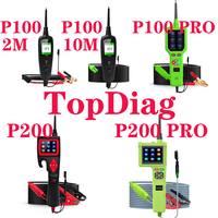 ﻿ 2025 Automotive Circuit Tester TopDiag P100/P100 Pro/P200/P200 Pro 12V 24V Power Circuit Probe Kit  Diagnostic Tool