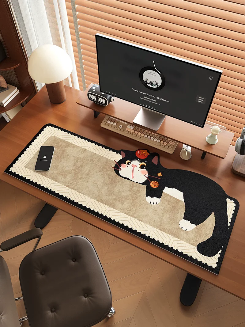 Mouse Pad, Desk Pad, Oversized Office Computer Desk Pad, High Appearance Level, Keyboard Mouse Pad, Desktop Protection Pad
