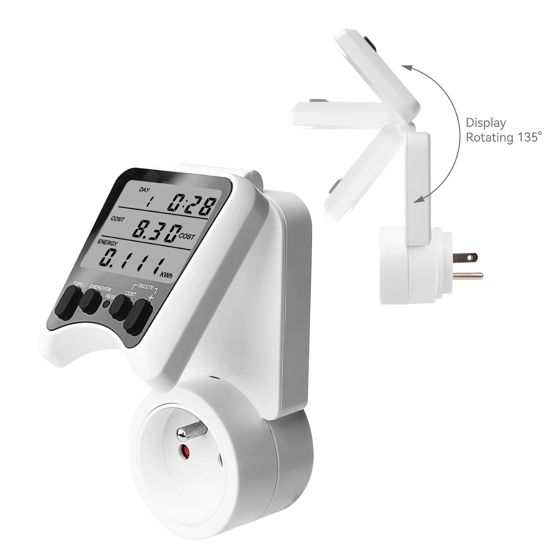 

ЖК-дисплей, измеритель мощности, розетка, ваттметр, тестер энергии, кВтч, измерительная крышка электроэнергии, откидной ток, напряжение, измеритель мощности