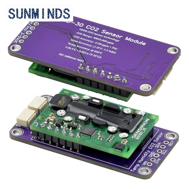 1pcs SCD30 Air Quality Sensors Module for CO2 and RH/T Measurements I2C Modbus PWM