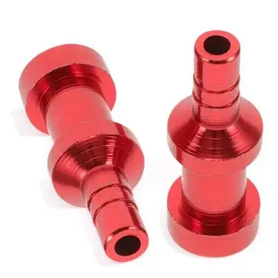 

2 pcs Aluminum Tubeless Tire Valve Stems Bike French Nozzle Adapter Cycling Air Pump Replacement Metal Valve Stem Repair Tool