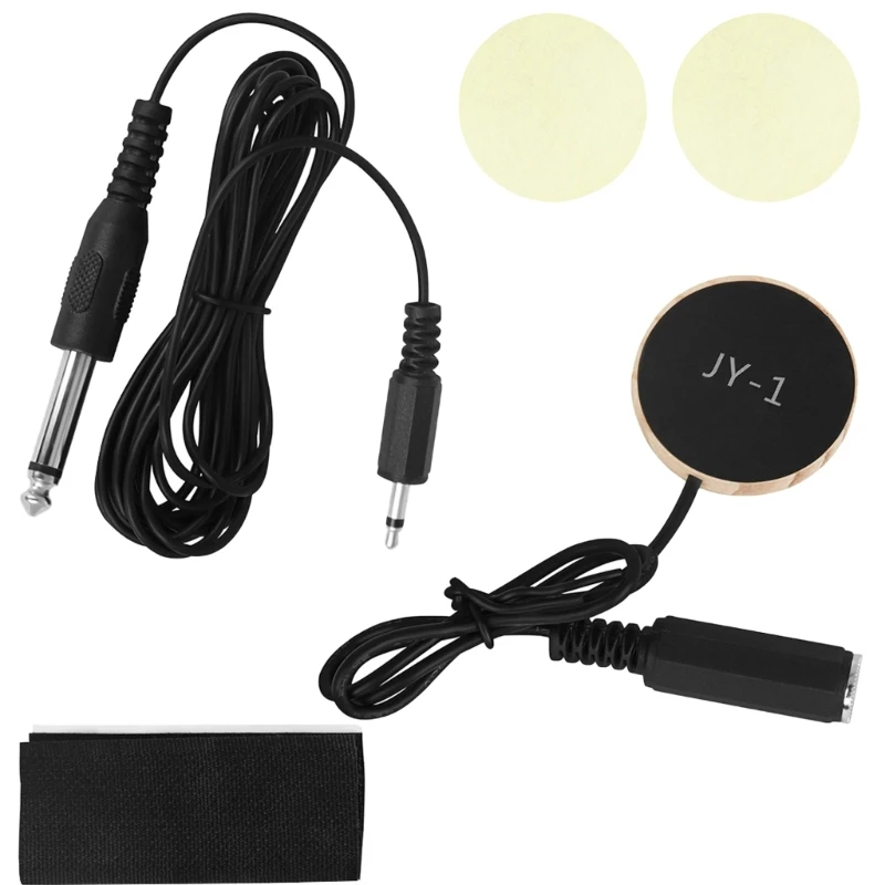 

Guitar Pickup, Piezo Contact Microphone Pickup Transducer Cable Sticker