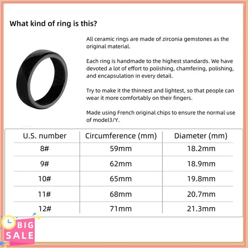Better-Smart Ring NFC Key Card Key Fob Accessories For Tesla Model 3 Model Y Replace Key Card Key Fob Open Door