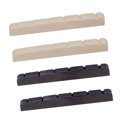 2 पीस 6 स्ट्रिंग इलेक्ट्रिक गिटार नट स्लॉटेड फेंडर ST TL स्टाइल गिटार रिप्लेसमेंट गिटार पार्ट्स और एक्सेसरीज़ के लिए 8 best sales गिटार नट - №6