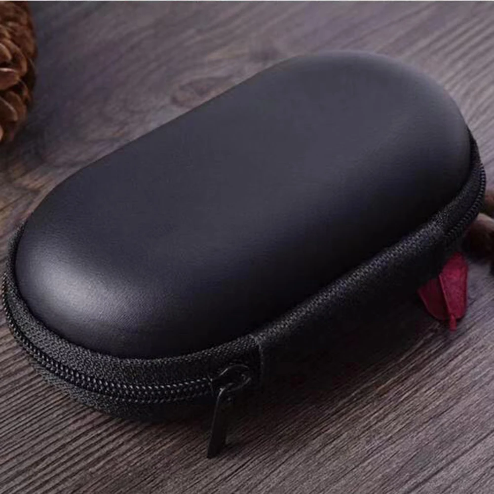 Hard EVA Portable SpO2 Fingertip Oximeter Pouch Bag Carrying Bag Bluetooth Earphones Data Cable Zipper Storage Case For Travel