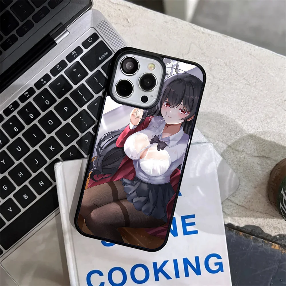 Game Anime Azur Lane Taihou Phone Case Strong Magnetic For IPhone 15 14 13 Pro Max 11 12 Mini Alex Mirror For Magsafe