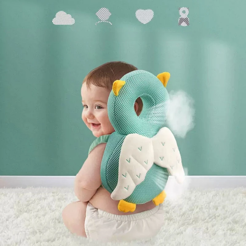 Baby Kopfschutz Rucksack Kissen für Neugeborene Baby Schutz Cartoon Infant Anti-Fall Kissen Kleinkind Baby Gesundheit