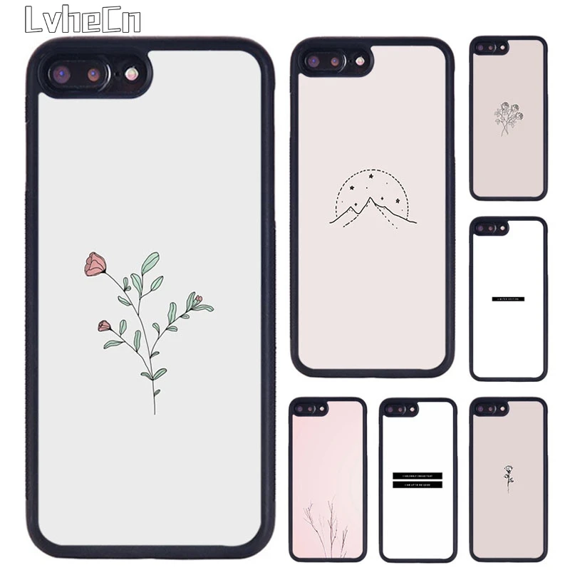 Minimal Aesthetics Phone Case For iPhone 14 15 16 13 12 Mini Max Cover For Apple 11 Pro Max 6S 8 7 Plus SE2020 shell