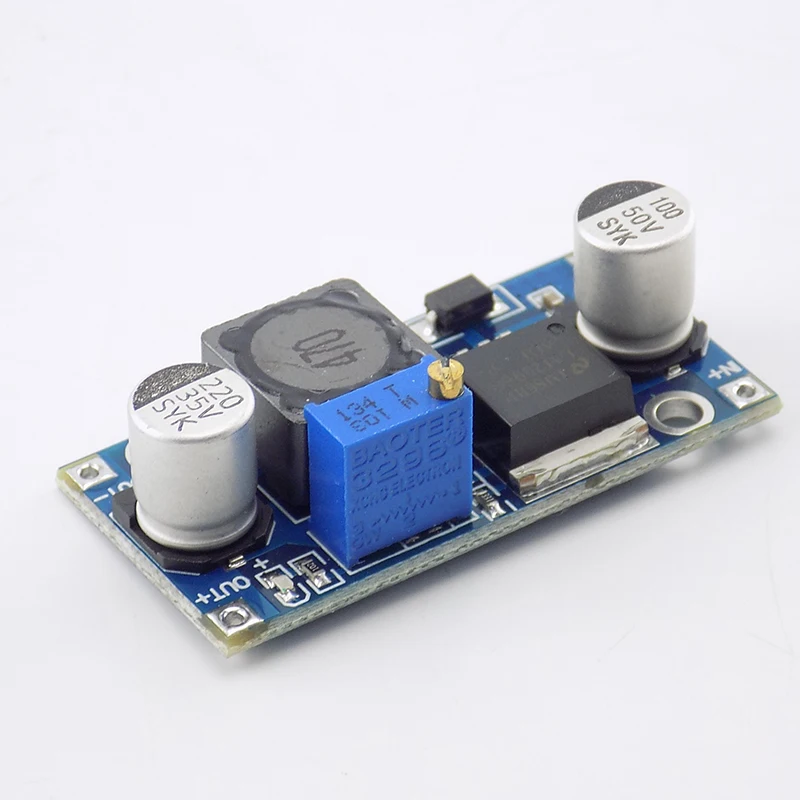 4V~35V  to 1.25V~30V 3A DC-DC Buck Converter Step-down Power Supply LM2596S Module Adjustable Voltage Regulator D3