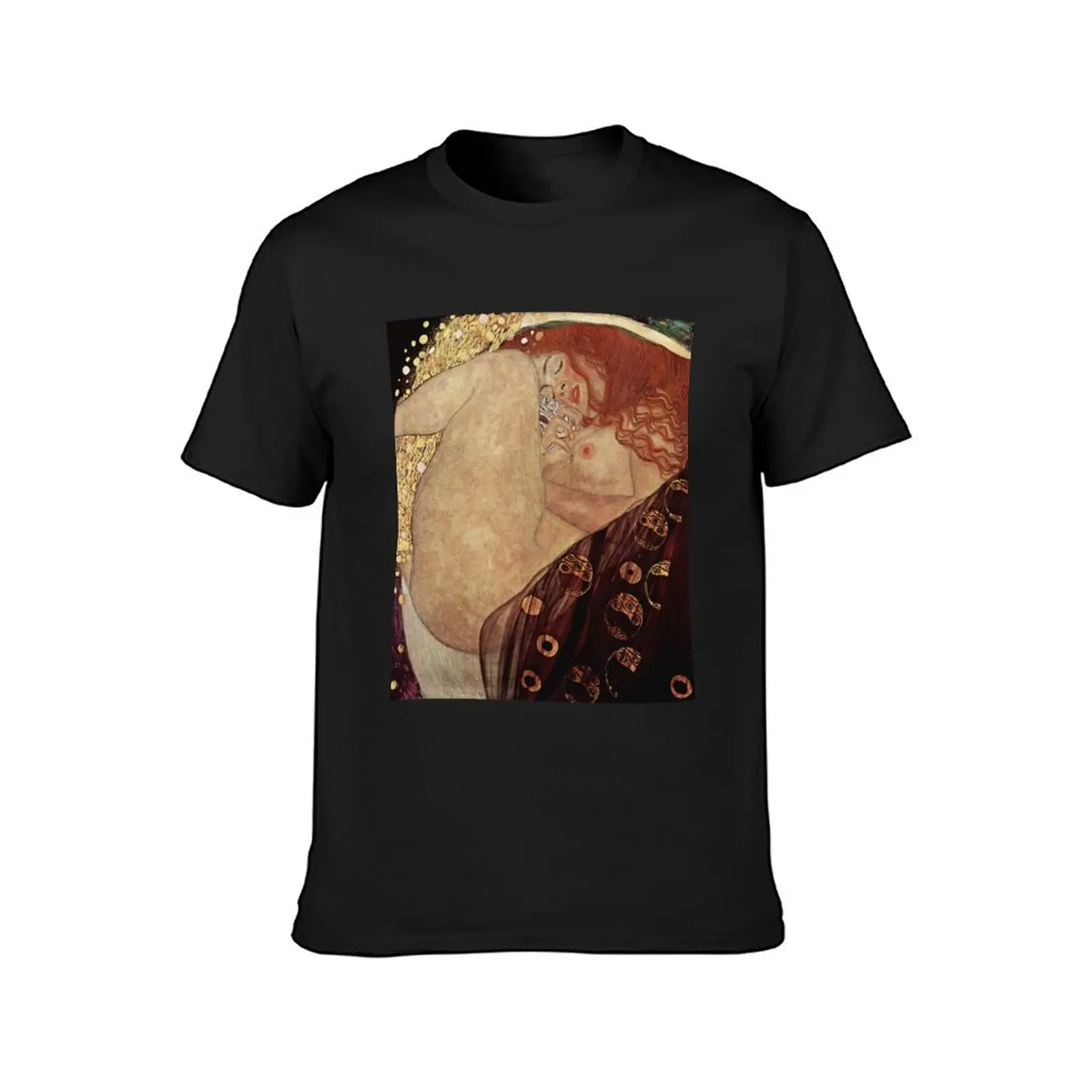 Dana? by Gustav Klimt (1907) T-Shirt sports fans kawaii clothes blanks graphics workout shirts for men