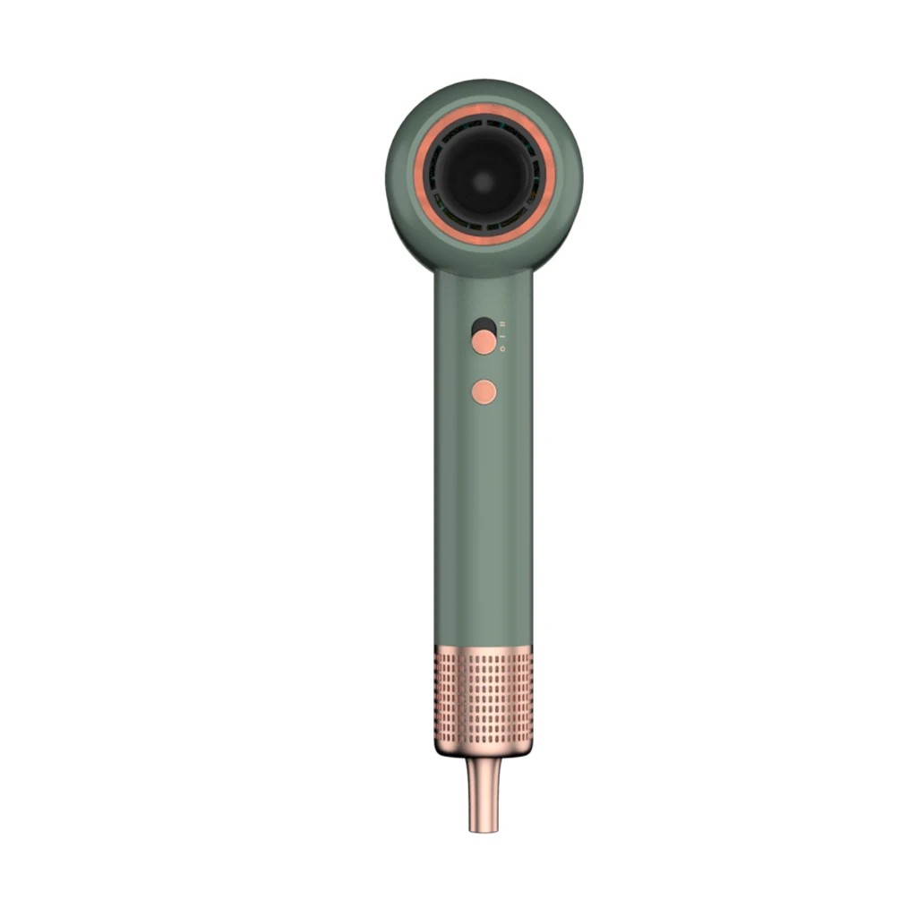 Professional 1400W Ionic Electric Mini Blow Dryer for Home & Hotel Use High-Speed AC Low Noise Hot Heat Setting Made of Plastic
