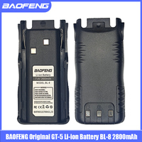 BAOFENG Two Way Radio GT-5 Battery 2800mAh For Baofeng GT-5 Walkie Talkie Rechargable Battery Extra Replacement Model BL-8