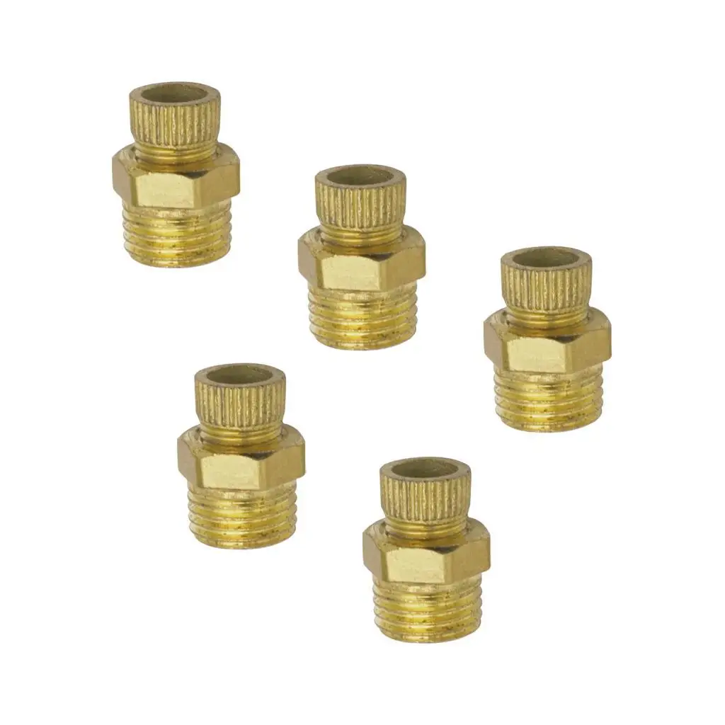 5x Air Compressor Drain Valves Professional Copper Plated Good Sealing Air