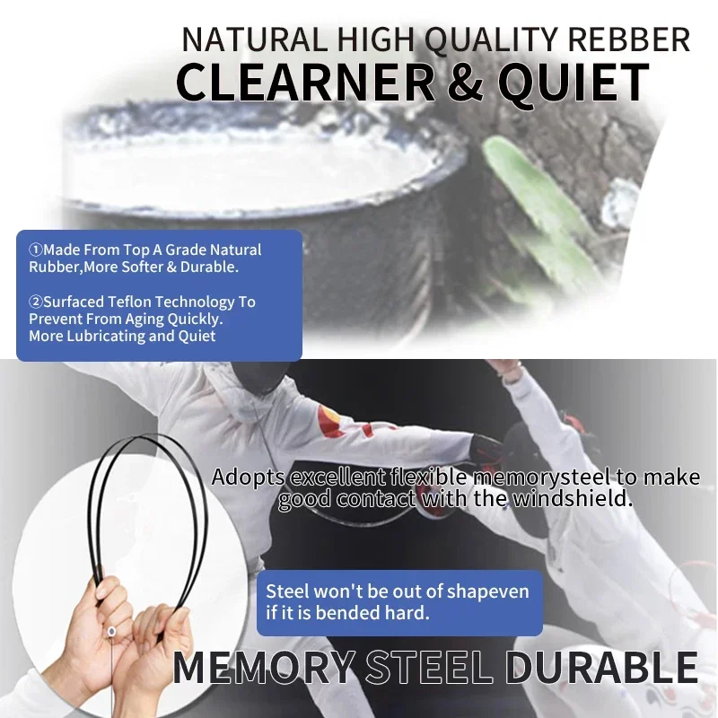 Front Wiper Blades For Volvo XC40 Recharge EV 2017 - 2023 Windshield Windscreen Window Brushes Accessories 2020 2021 2022