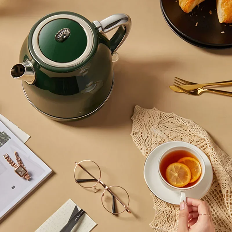 1.5L Electric Kettle Household Dormitory Kettle Automatic One Thermostat Electric Kettle Small Stainless Steel Insulation