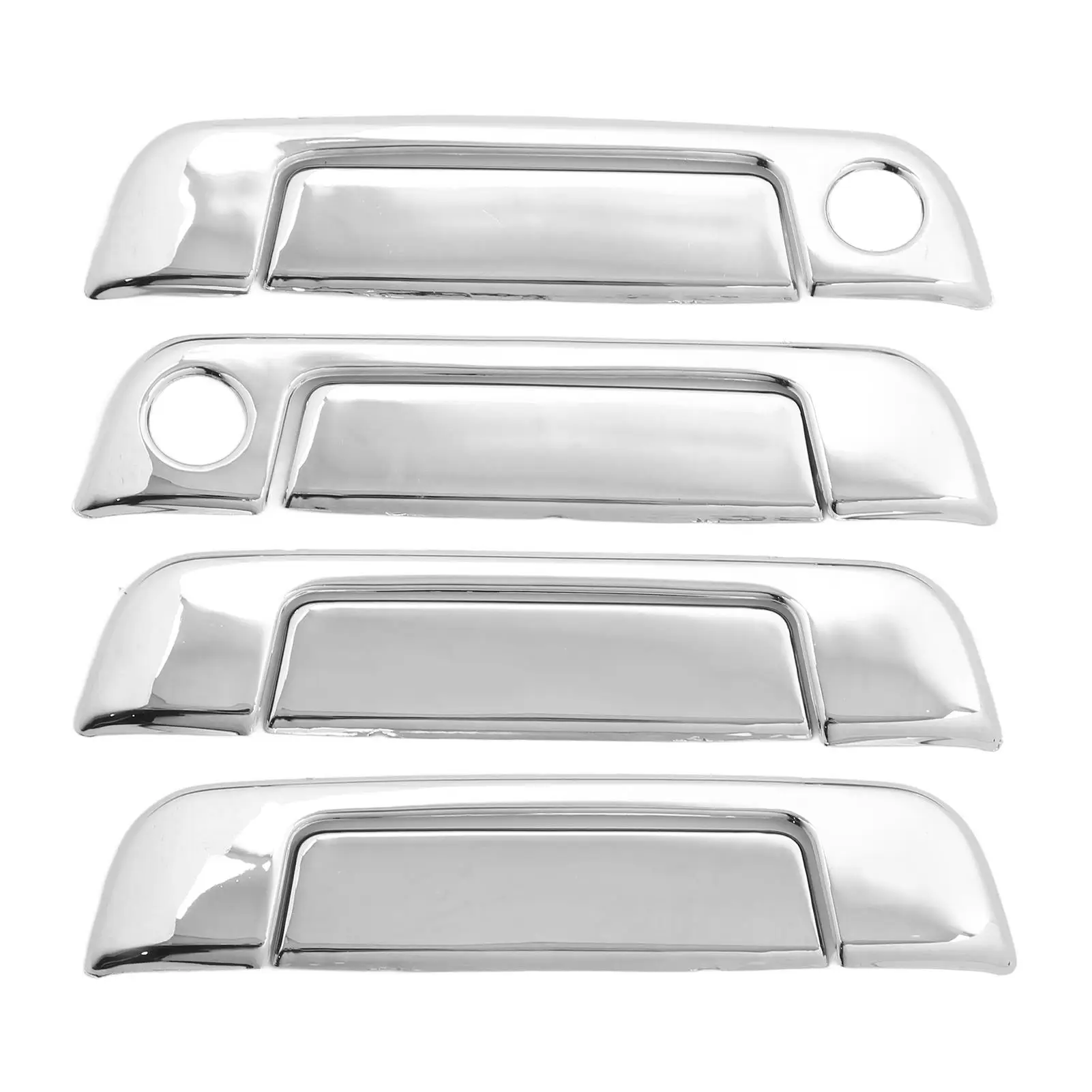 4 Sets Exterior Door Handle Cover ABS Chrome Weatherproof Fit for BMW E32 E34 E36 Car Outside Door Handle Protector