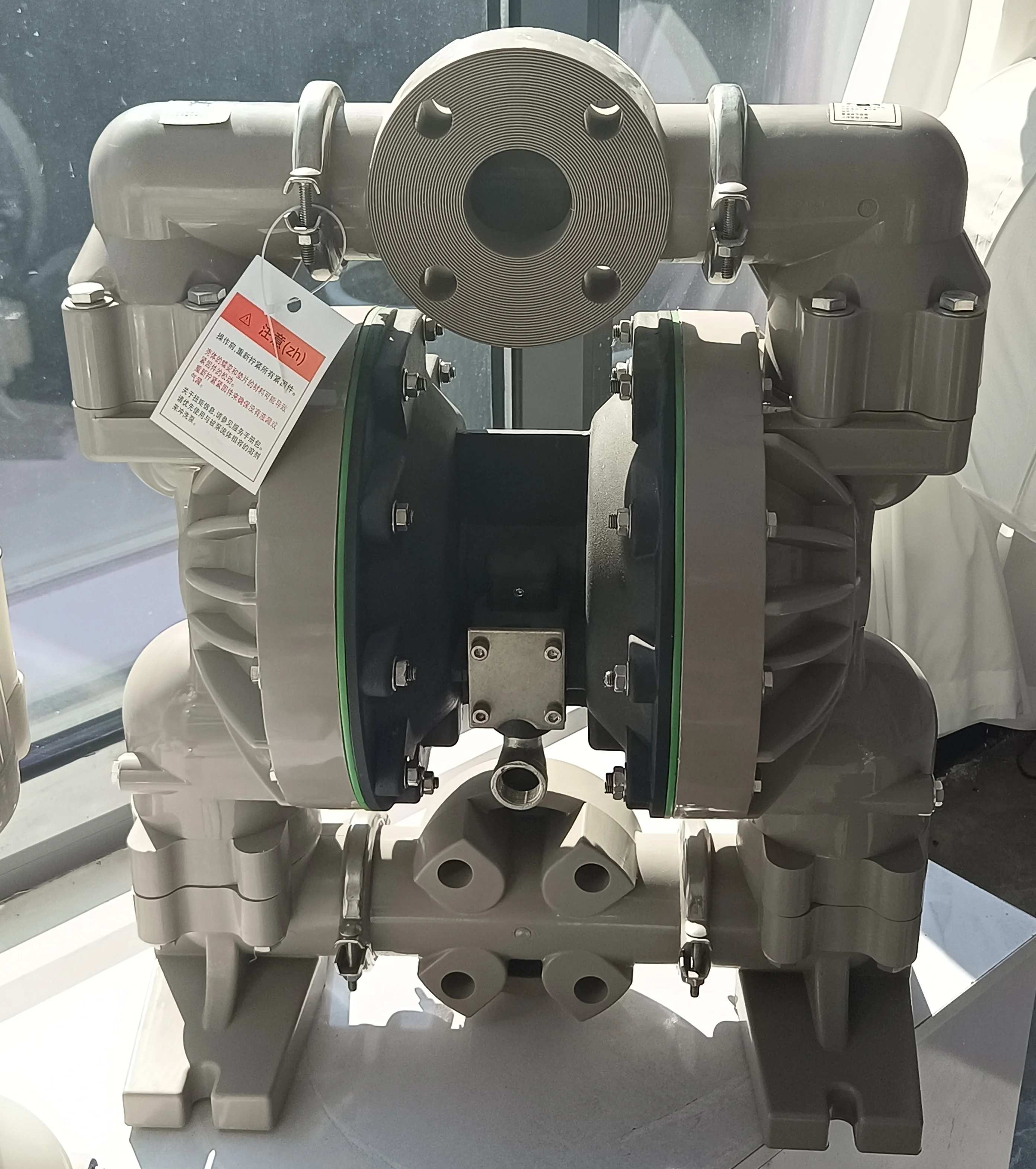 新店舗プロモーションブランド 6662A3-3EB 2インチ ケミカル移送用ポリプロピレン製エア式ダブルダイヤフラムポンプ