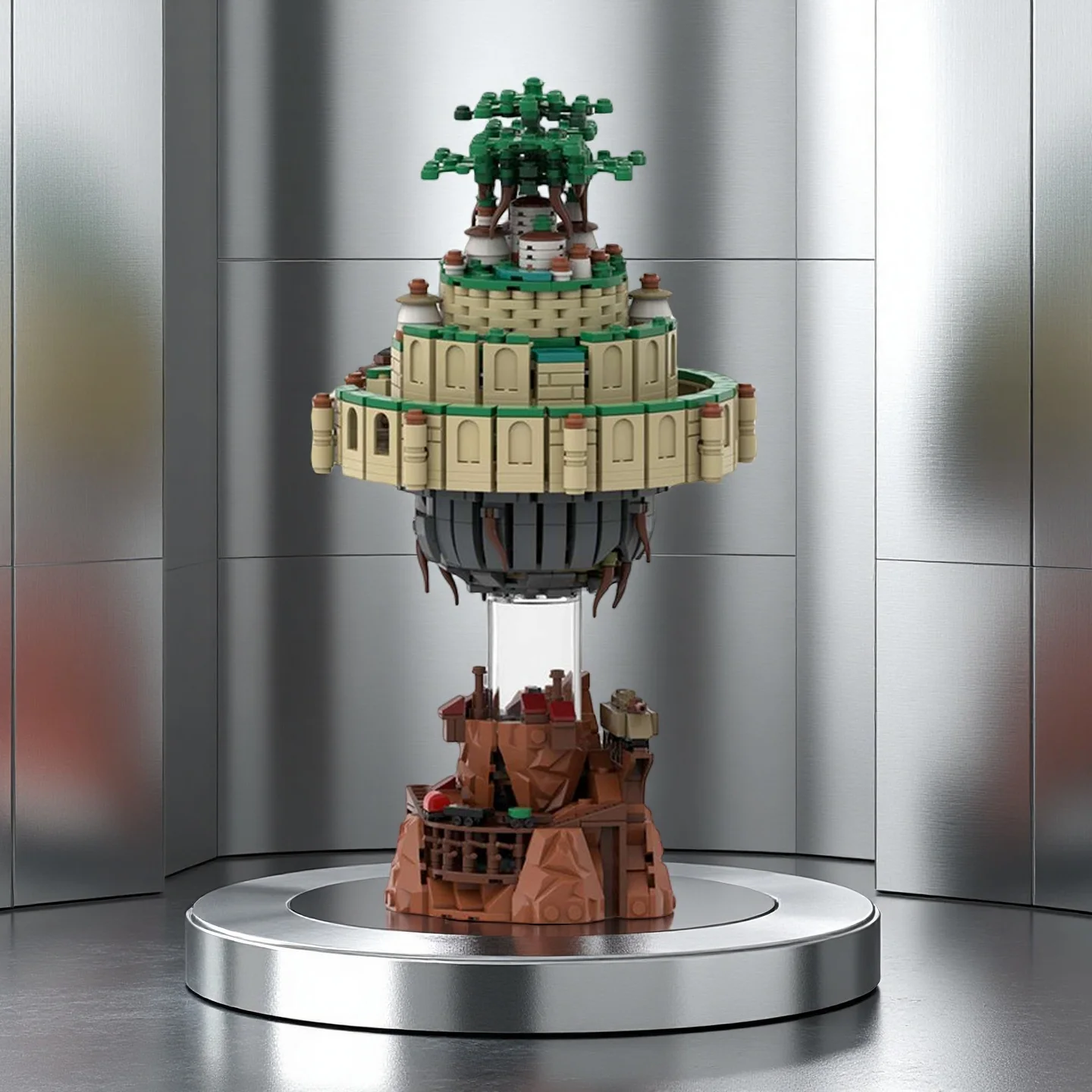 

MOC Mobile Castle Sky City Movie Building Blocks Toy Set Model Gifts ‌Christmas Birthday‌ Toys Desktop Ornaments Toys Boys Gifts