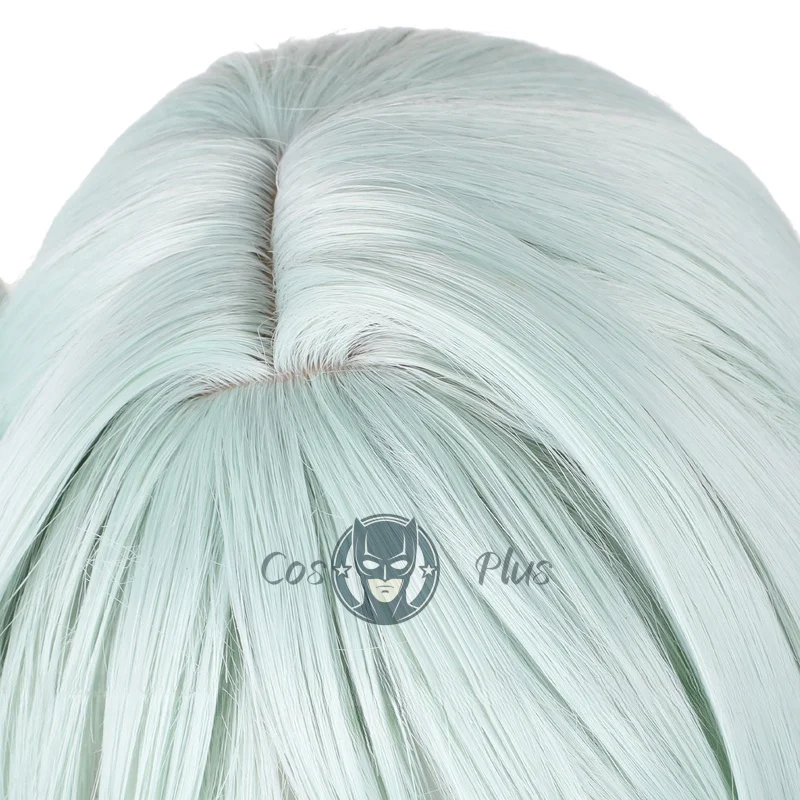 أنيمي واتاناري كوياناجي كاهو شعر مستعار تأثيري أزرق فاتح متموج الشعر أسلاك التوصيل المصنوعة مقاومة للحرارة الباروكات للنساء الفتيات مهرجان غطاء شعر مستعار مجاني #6