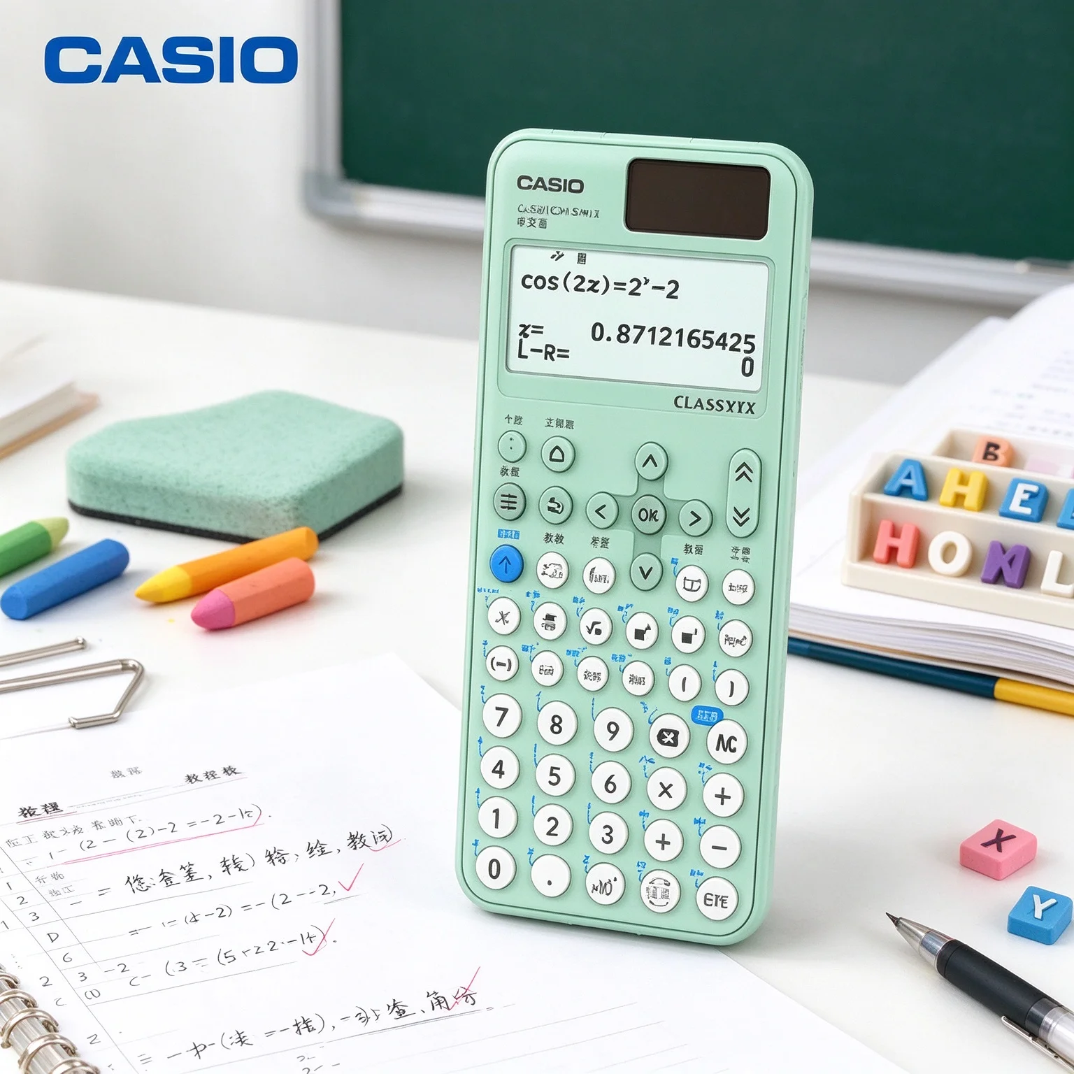 Casio FX991CN-CWII Engineering Calculator Complex Number Compute For University STEM Course FX991 FX999CN-CWII FX999 FX50F
