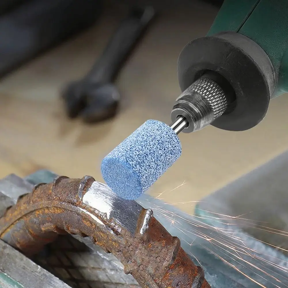 

10 шт., 4-10 мм, полировальная головка, хвостовик 3 мм, синий шлифовальный камень, абразивный камень, электрическая дрель, аксессуары для электроинструментов