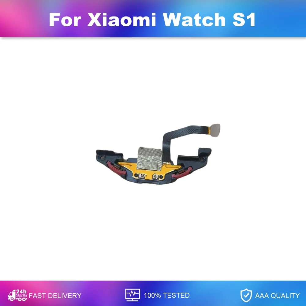 Para Xiaomi Watch S1 Smartwatch botón de encendido y apagado reemplazo de piezas de reparación de cable flexible