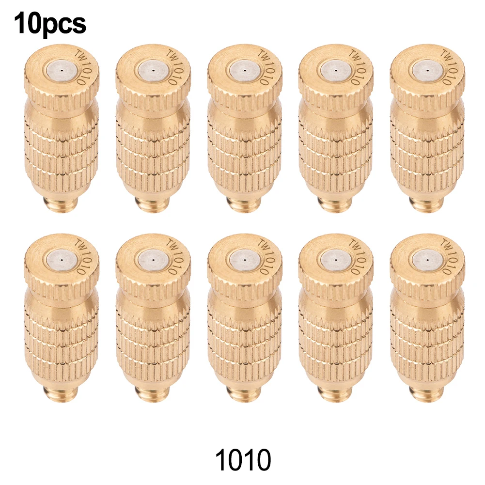 

Mist Making Nozzle Atomizing Nozzle Garden Tool Patio 10PCS Brass High And Low Pressure Misting Cooling System