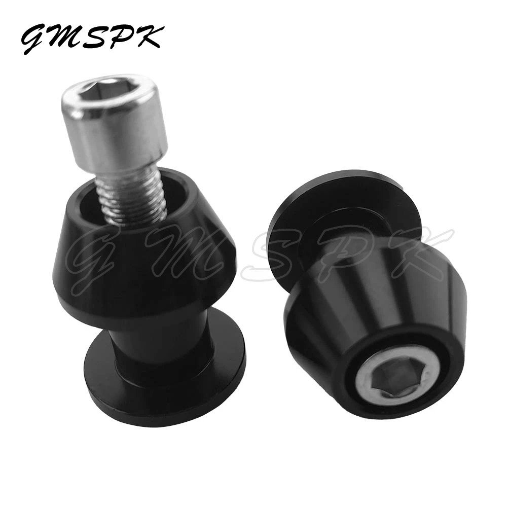 2PCS 6/8/10MM Motorcycle Aluminium Alloy Swing Arm Swingarm Spools Slider Stand Screws Motorcycle Accessory