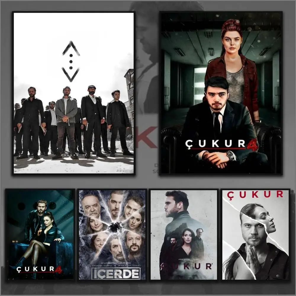 المسلسل التلفزيوني التركي C-Cukur ملصق HD أنيمي موضوع ساخن المغني/OST/فيلم مقاوم للماء عصا ذاتية ديكور المنزل