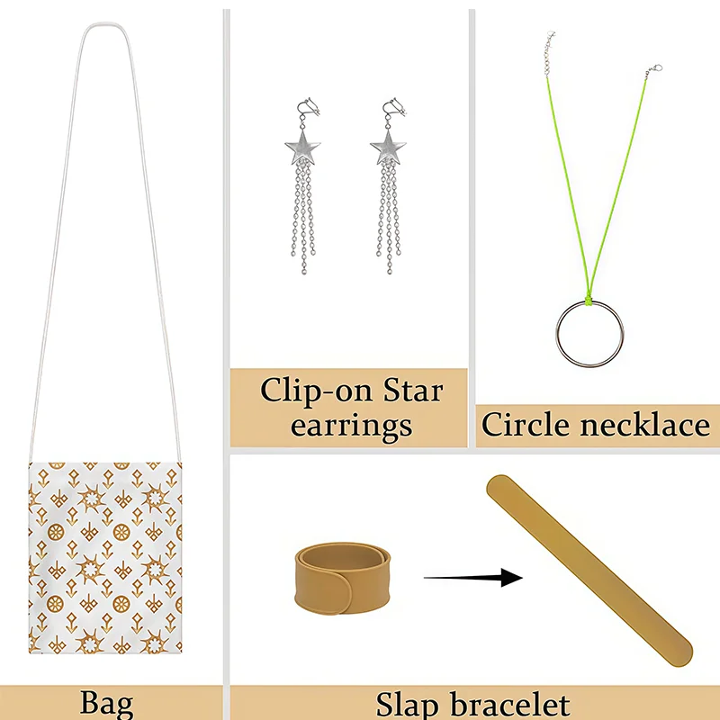 الكسالى الفتيات زي نوفا هالوين تأثيري المشجع شبكة أعلى + السراويل + معطف مقنع + اكسسوارات للأطفال ملابس موحدة للحفلات #6
