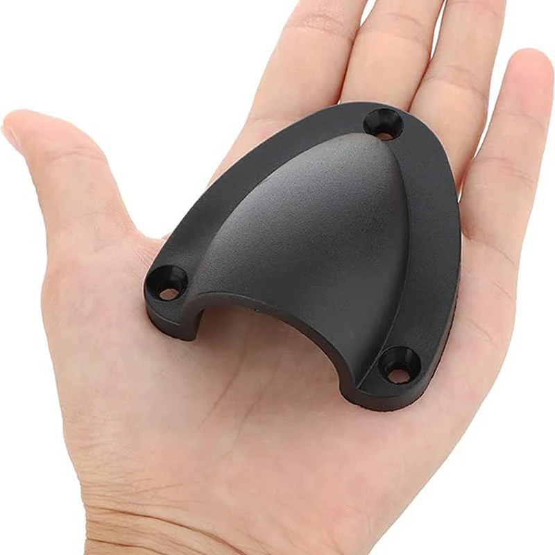 2 قطعة غطاء فتحة تهوية كابل الأسلاك البحرية مع 3 مسامير ، غطاء فتحة تهوية البلاستيك صدفي لليخوت القارب #5