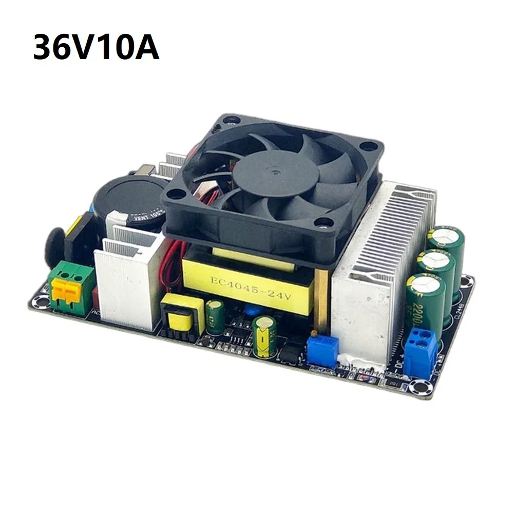 350W AC-DC Switching Power Supply Board Adjustable 24V 36V 48V Module With Cooling Fan For Industrial Automation LED For Lightin