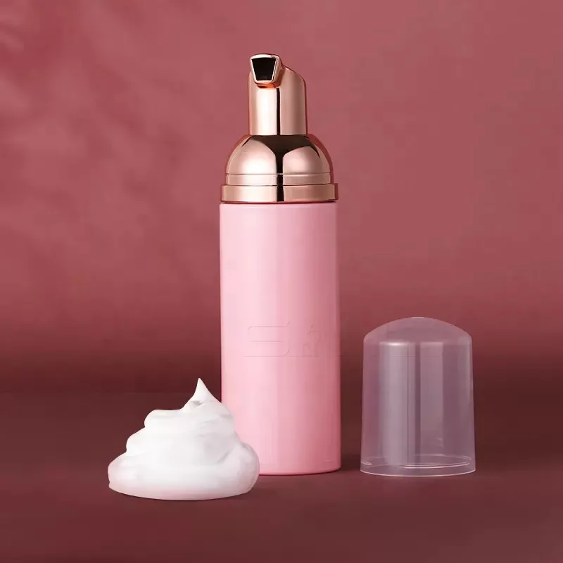 30ml 50ml Empty Facial Foaming Pink God Lash Shampoo Bottles Eyelash Extension Foam Pump Cleanser Setlash Foam Bottles