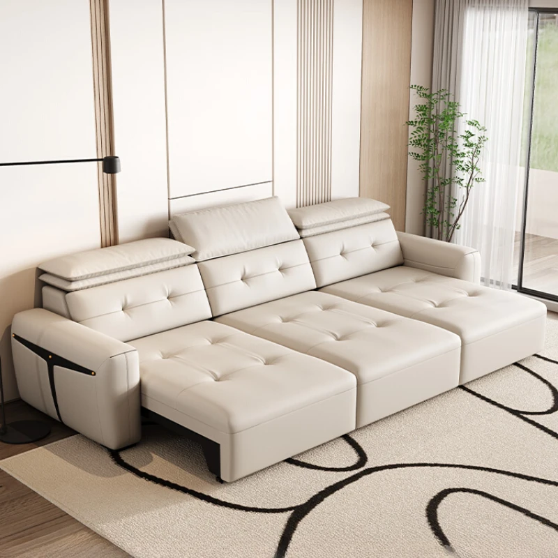 Simple Modern Living Room Sofa Soft Electric Plagable Relax Sofa Bed Recliner Multifunction Divano Letto Home Furniture