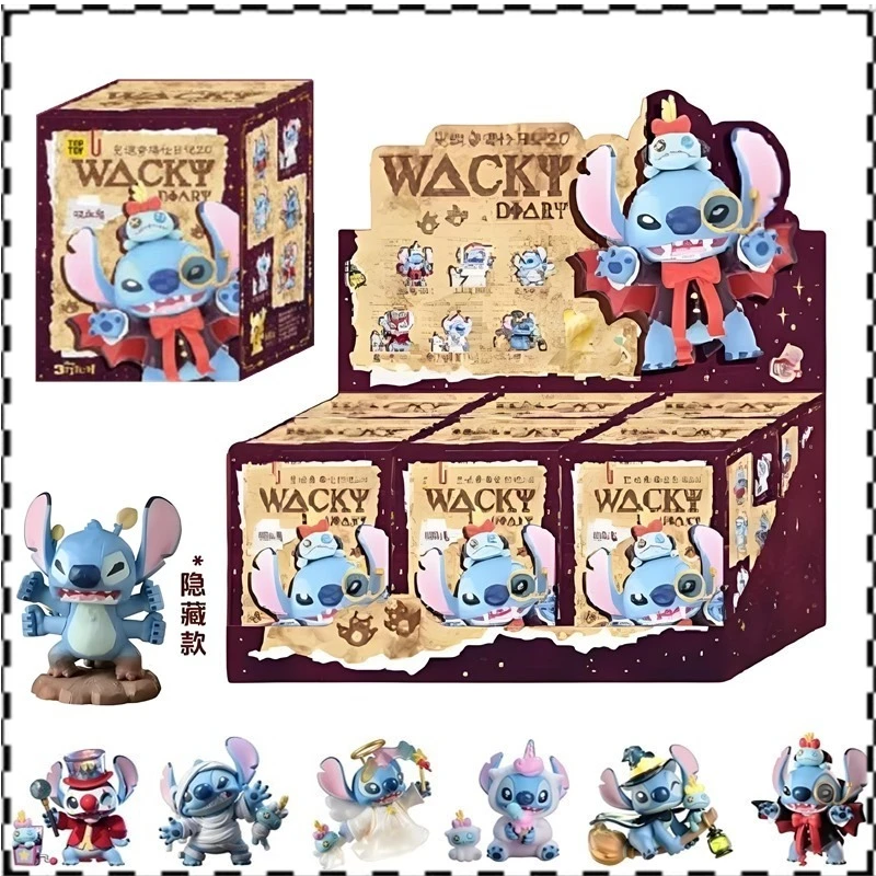 

Disney Stitch Weird Diary Series, аниме-фигурки, креативная милая кукла, статуя, модель, загадочная слепая коробка, игрушки, подарки на день рождения для детей