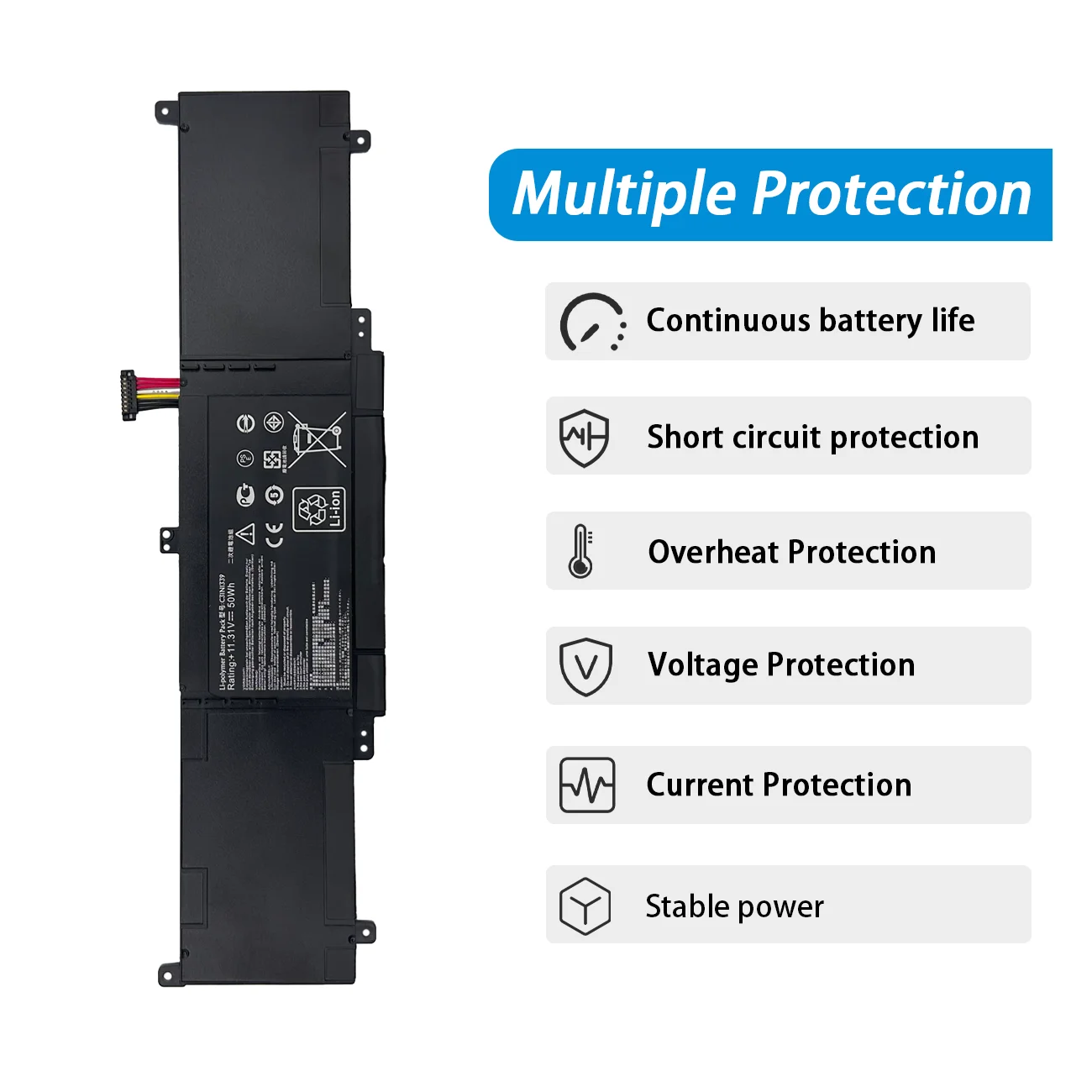 C31N1339 Laptop Battery For ASUS Zenbook UX303U UX303UA UX303UB UX303L UX303LN TP300L TP300LA TP300LD TP300LJ Notebook