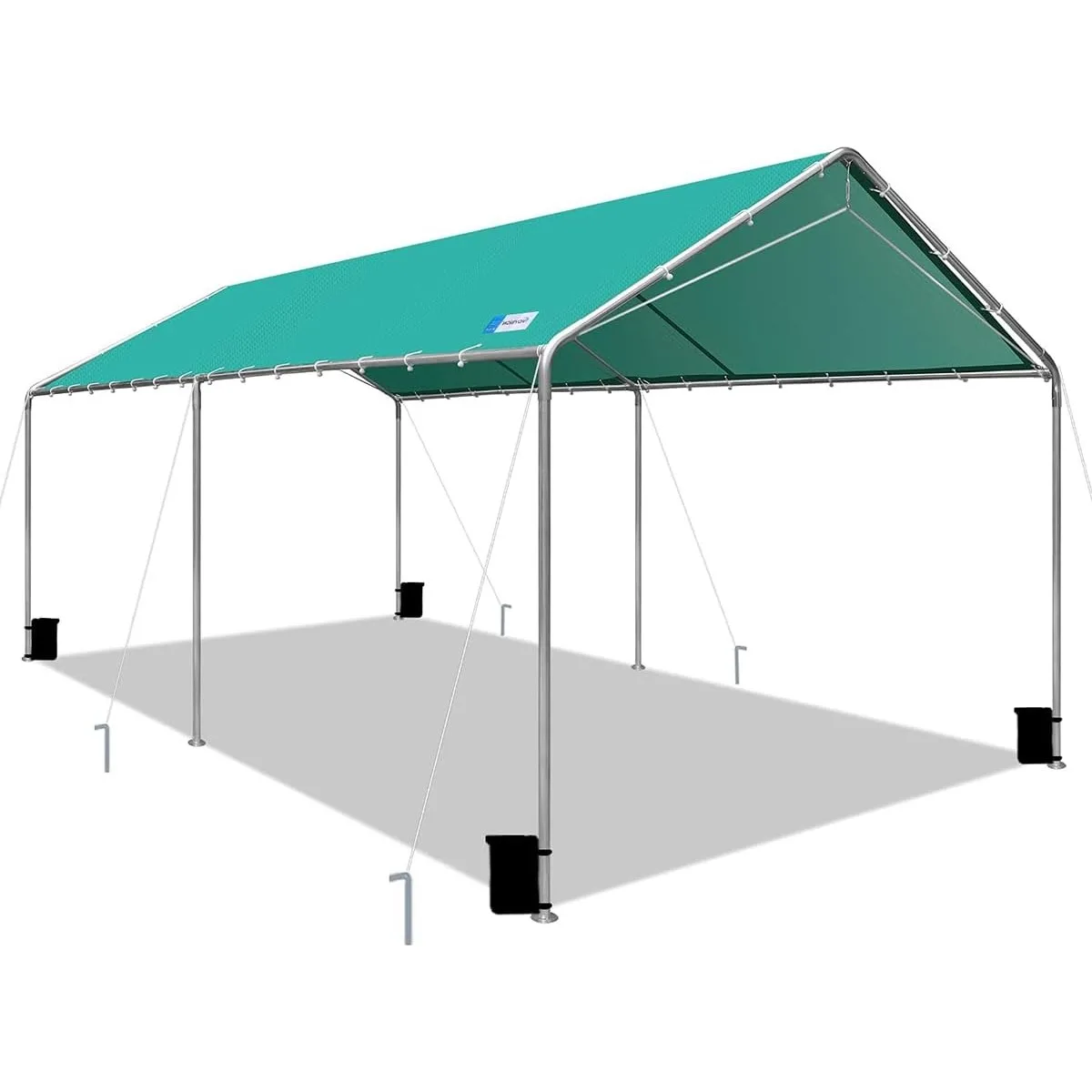 

Outdoor Adjustable 10x20 ft Heavy Duty Carport, Green